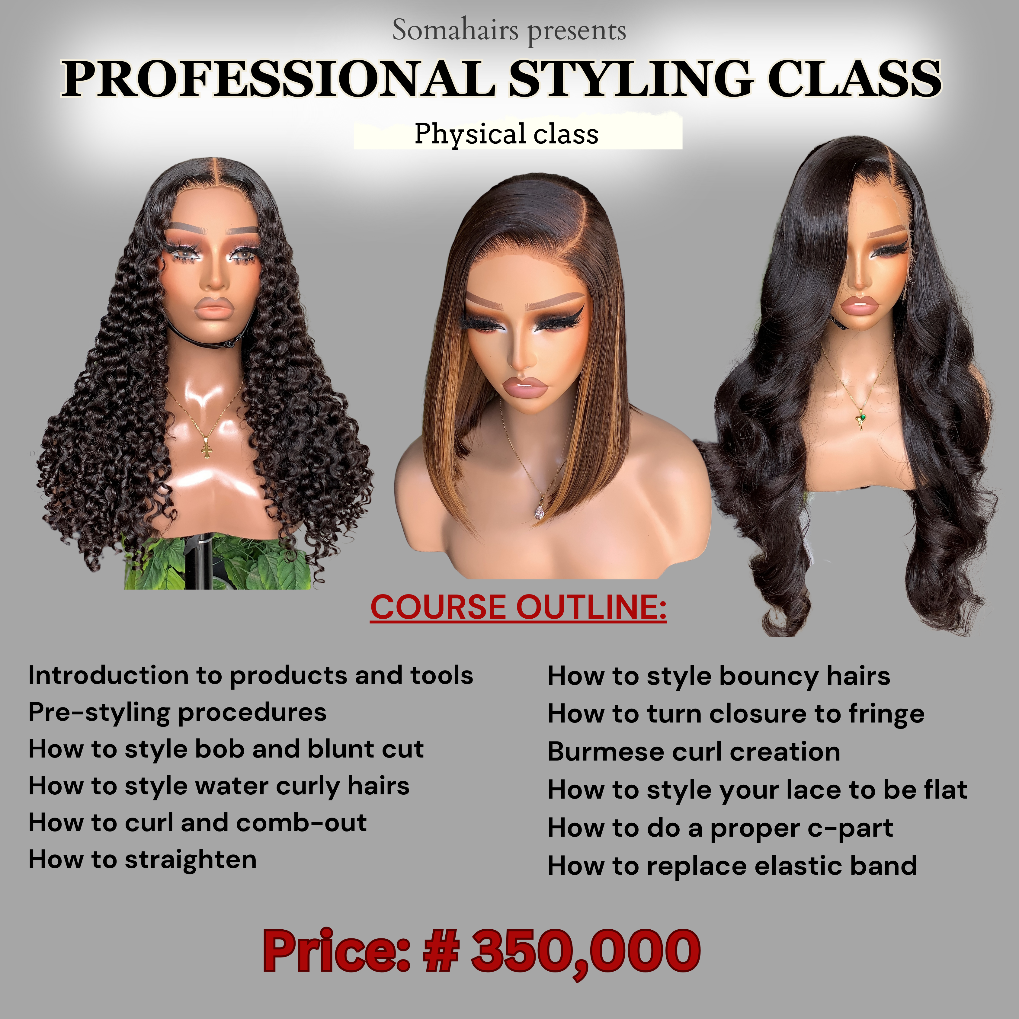 Online Course flyer